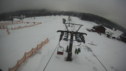 Dolní část sjezdovky Skiareálu Ramzová