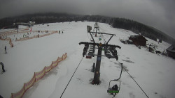 Dolní část sjezdovky Skiareálu Ramzová