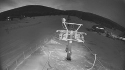 Dolní část sjezdovky Skiareálu Ramzová