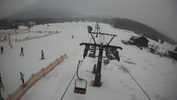 Dolní část sjezdovky Skiareálu Ramzová