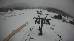 Dolní část sjezdovky Skiareálu Ramzová