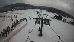 Dolní část sjezdovky Skiareálu Ramzová