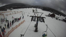 Dolní část sjezdovky Skiareálu Ramzová