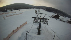 Dolní část sjezdovky Skiareálu Ramzová