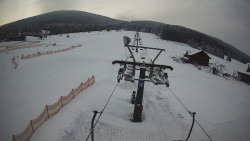 Dolní část sjezdovky Skiareálu Ramzová