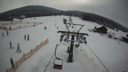 Dolní část sjezdovky Skiareálu Ramzová