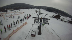 Dolní část sjezdovky Skiareálu Ramzová