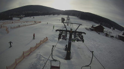 Dolní část sjezdovky Skiareálu Ramzová