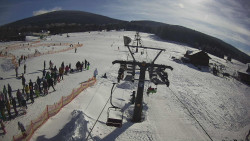 Dolní část sjezdovky Skiareálu Ramzová