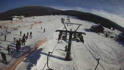 Dolní část sjezdovky Skiareálu Ramzová