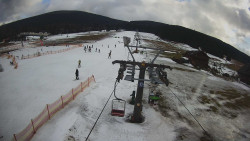 Dolní část sjezdovky Skiareálu Ramzová