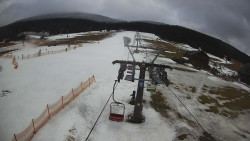 Dolní část sjezdovky Skiareálu Ramzová