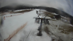 Dolní část sjezdovky Skiareálu Ramzová