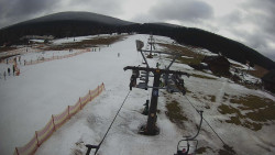 Dolní část sjezdovky Skiareálu Ramzová