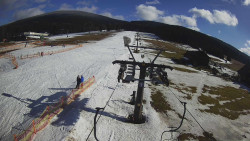 Dolní část sjezdovky Skiareálu Ramzová