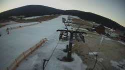 Dolní část sjezdovky Skiareálu Ramzová