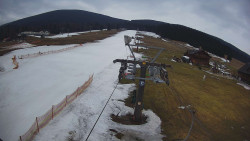 Dolní část sjezdovky Skiareálu Ramzová