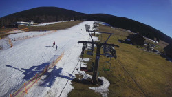 Dolní část sjezdovky Skiareálu Ramzová