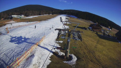 Dolní část sjezdovky Skiareálu Ramzová