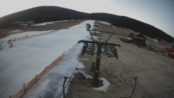 Dolní část sjezdovky Skiareálu Ramzová