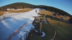 Dolní část sjezdovky Skiareálu Ramzová