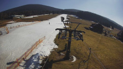 Dolní část sjezdovky Skiareálu Ramzová