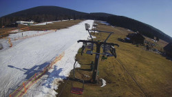 Dolní část sjezdovky Skiareálu Ramzová