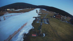 Dolní část sjezdovky Skiareálu Ramzová