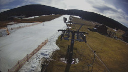 Dolní část sjezdovky Skiareálu Ramzová