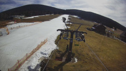 Dolní část sjezdovky Skiareálu Ramzová