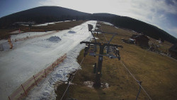 Dolní část sjezdovky Skiareálu Ramzová