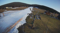 Dolní část sjezdovky Skiareálu Ramzová