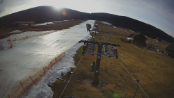 Dolní část sjezdovky Skiareálu Ramzová