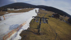 Dolní část sjezdovky Skiareálu Ramzová