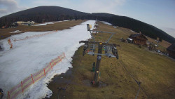 Dolní část sjezdovky Skiareálu Ramzová