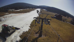 Dolní část sjezdovky Skiareálu Ramzová