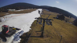 Dolní část sjezdovky Skiareálu Ramzová