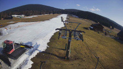 Dolní část sjezdovky Skiareálu Ramzová