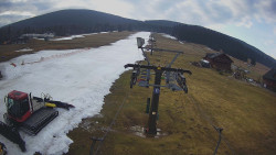 Dolní část sjezdovky Skiareálu Ramzová