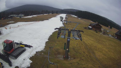 Dolní část sjezdovky Skiareálu Ramzová