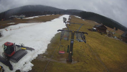 Dolní část sjezdovky Skiareálu Ramzová