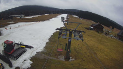 Dolní část sjezdovky Skiareálu Ramzová