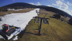 Dolní část sjezdovky Skiareálu Ramzová