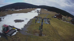 Dolní část sjezdovky Skiareálu Ramzová