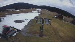 Dolní část sjezdovky Skiareálu Ramzová