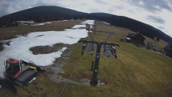 Dolní část sjezdovky Skiareálu Ramzová