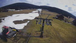 Dolní část sjezdovky Skiareálu Ramzová