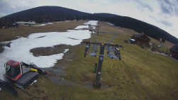 Dolní část sjezdovky Skiareálu Ramzová