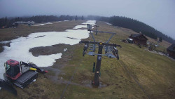 Dolní část sjezdovky Skiareálu Ramzová