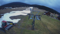 Dolní část sjezdovky Skiareálu Ramzová